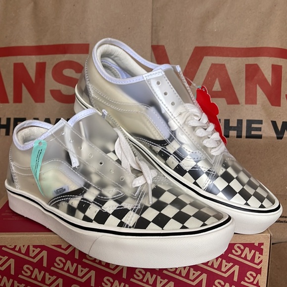 Vans Comfycush Slip-Skating Checkerboard Black/White WMNS - Picture 5 of 16
